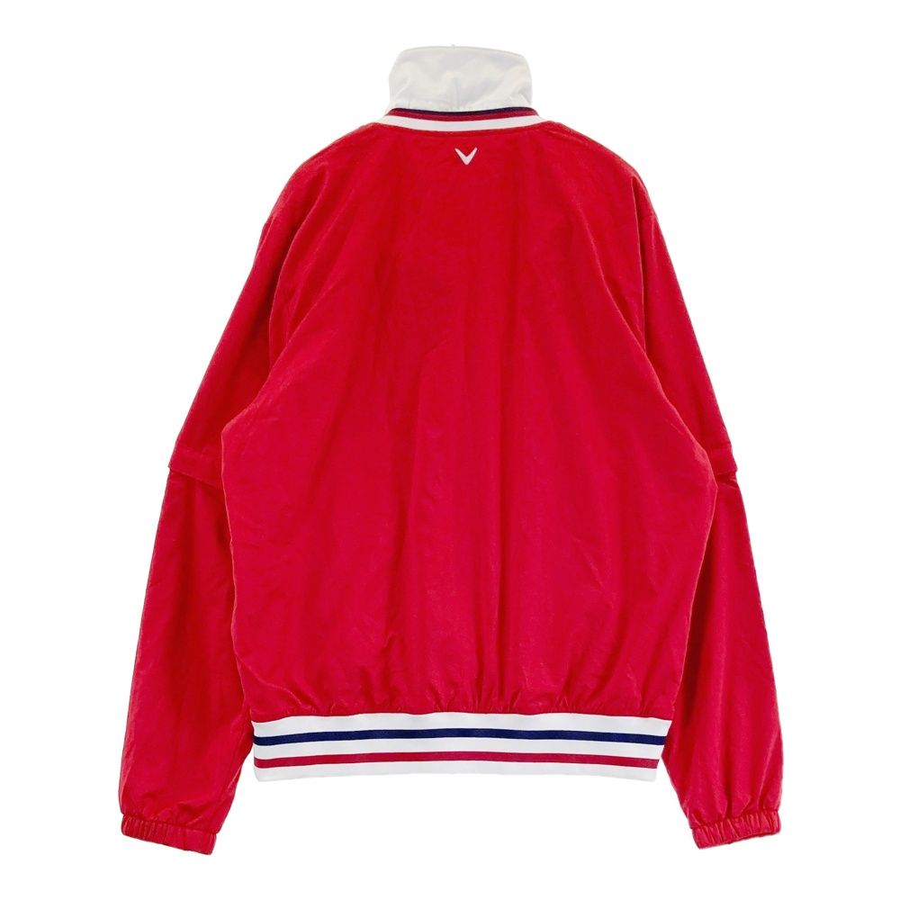 サイズ：L CALLAWAY キャロウェイ 多機能 ナイロン ブルゾン レッド系