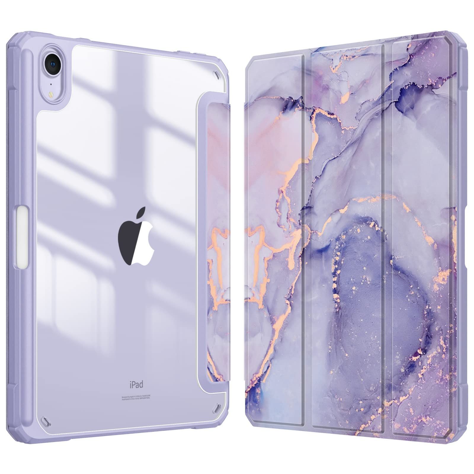 Fintie for iPad Mini 6 ケース 2021 8.3インチ 第6世代 透明バック 