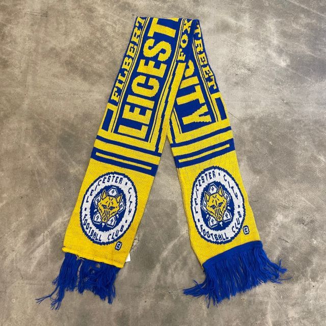 レスター・シティ  サッカーマフラー Leicester City ポーランド製 レスター・シティ 公式スカーフ（マフラー） 未開封品の通販 by