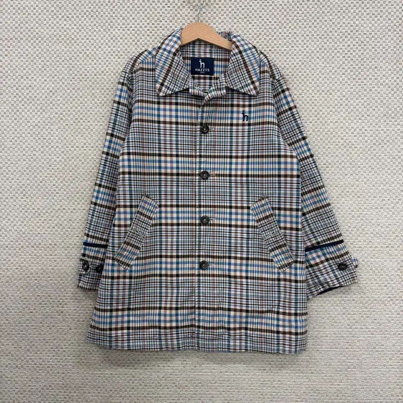 HAZZYS へジス キッズ チェック ジャケット 145 11Y B00798