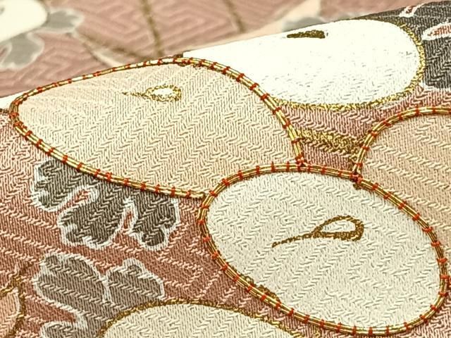 平和屋着物●訪問着　友禅　駒刺繍　誰が袖花文　正絹　逸品　未使用　AABB1489ph 平和屋着物□訪問着 駒刺繍 誰が袖花文 暈し染め 金彩