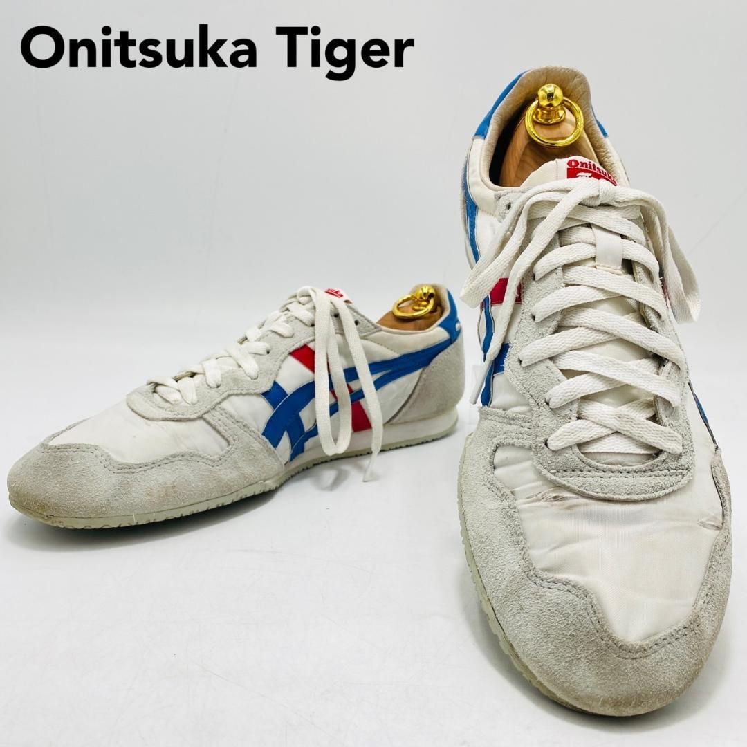 Onitsuka Tiger SERRANO TH109L Serrano Th109l セラーノ Blue Sports Pink Unisex Store NAVY &frasl; - レディース