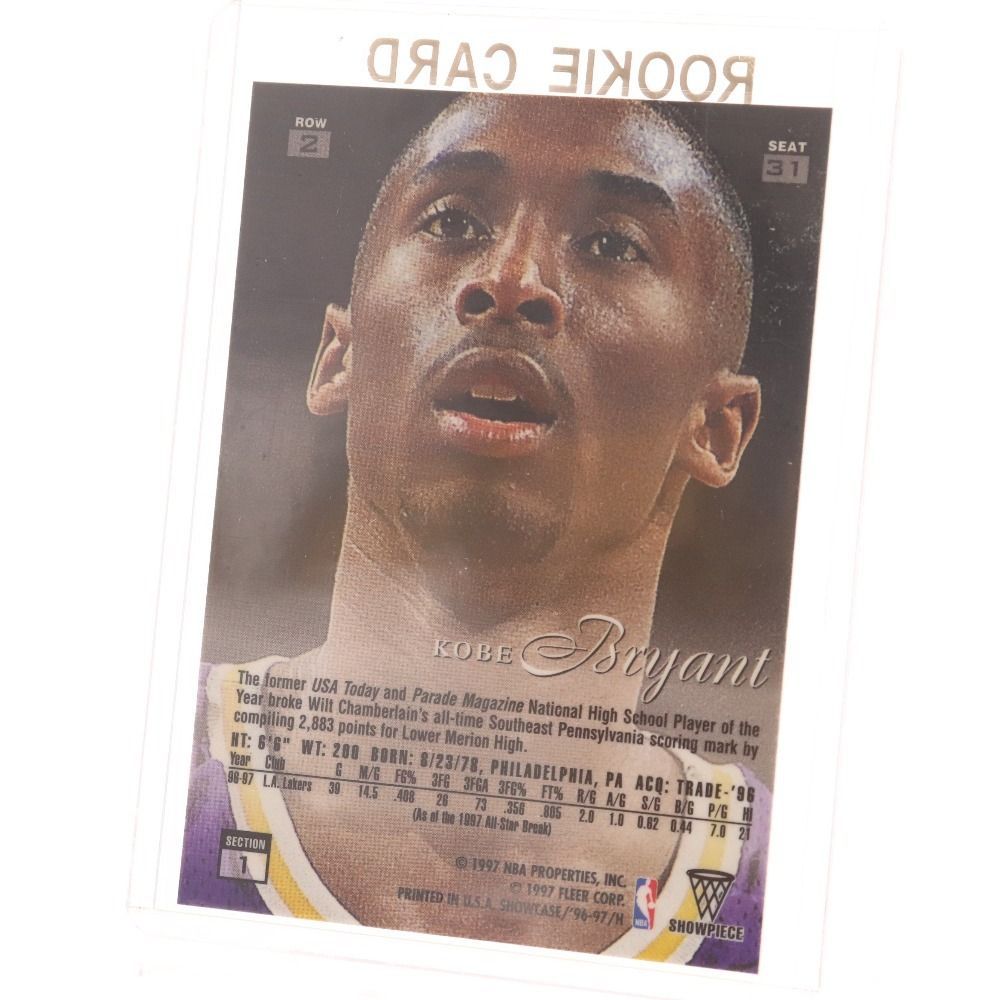 □ NBA FLAIR SHOWCASE Kobe Bryant Row2 #31 コービー