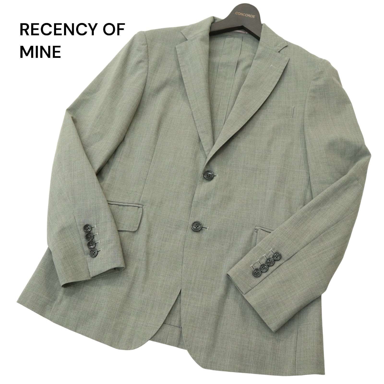 美品☆ RECENCY OF MINE アバハウス 春夏 絹 シルク混☆ テーラード 