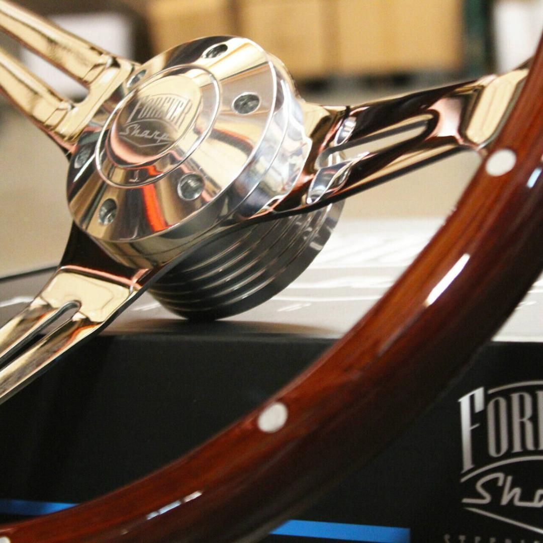 ☆新品未使用☆アメ車 FOREVER SHARP 380mm 38cm ウッドハンドル 
