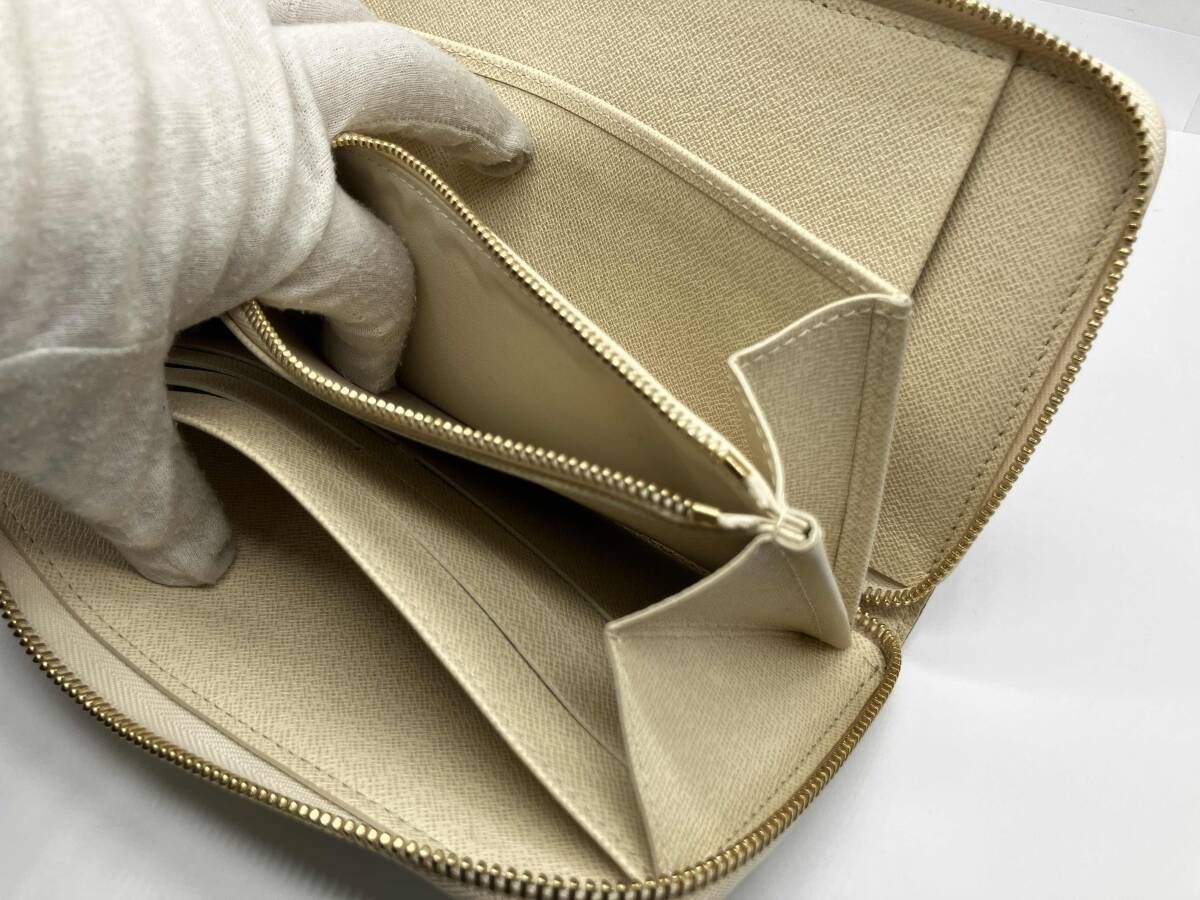 LOUIS VUITTON／長財布／ダミエ アズール／ジッピー