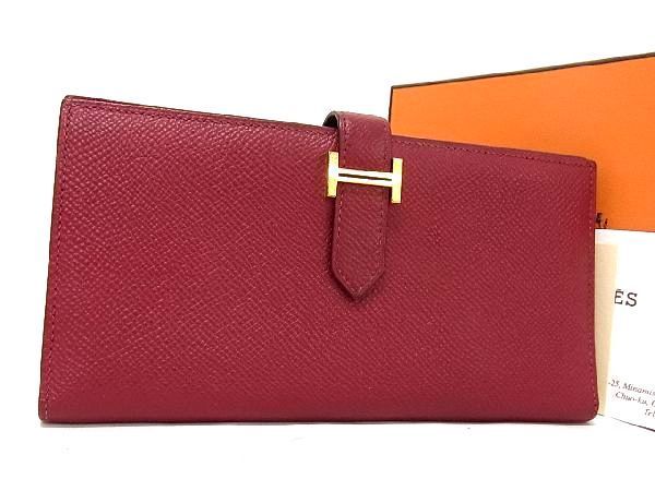 □美品□ HERMES エルメス ベアンスフレ ヴォーエプソン ゴールド金具 ...