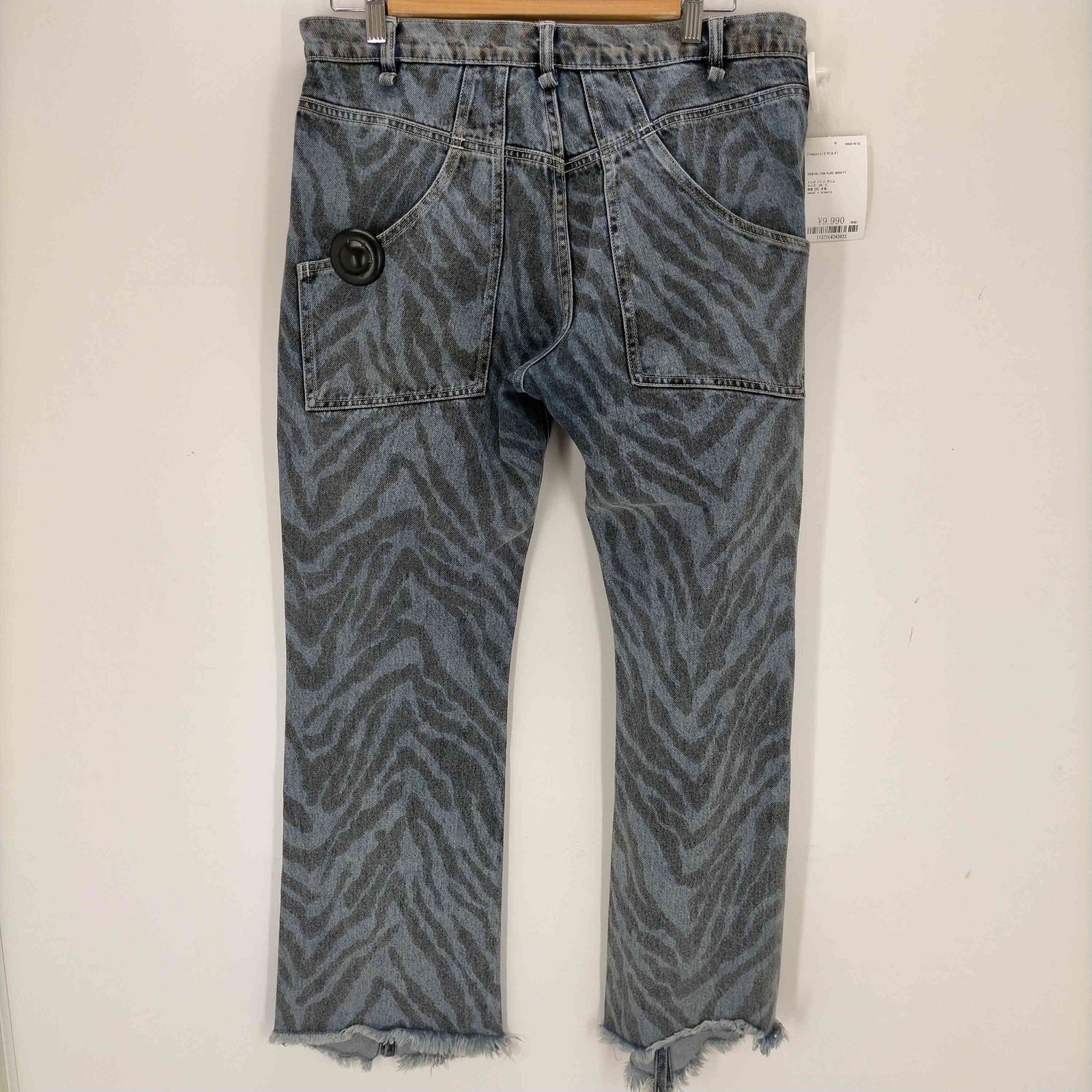 イロコイ Iroquois CHEMICAL WASH FLARE DENIM PT メンズ JPN：3