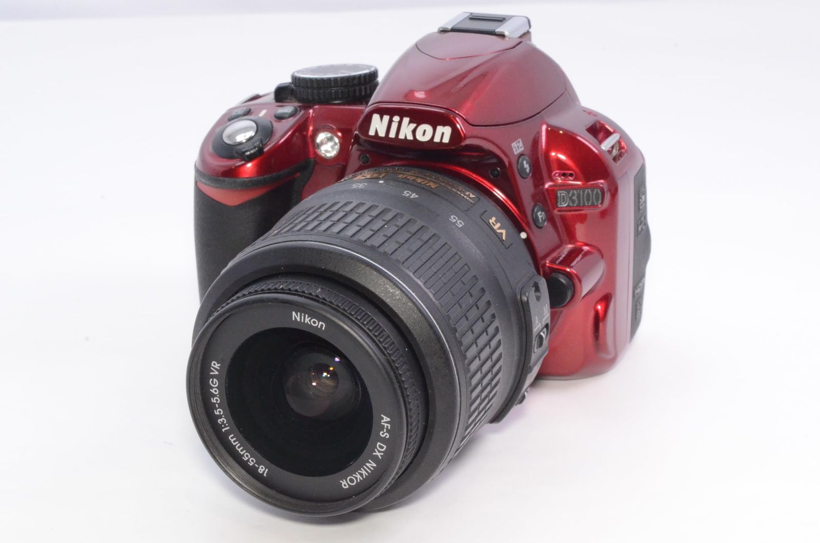 元箱 説明書付き Nikon ニコン D 3100 レッド ダブルズームキット 55 200 mm