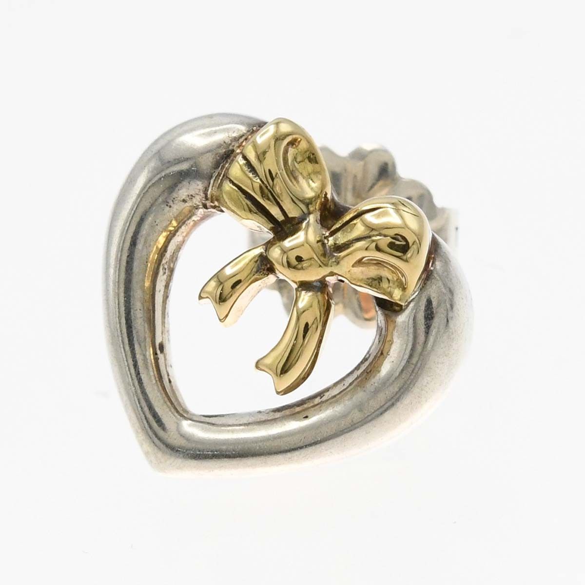 TIFFANY＆Co. ティファニー ハートウィズボウ ピアス 925 750 約
