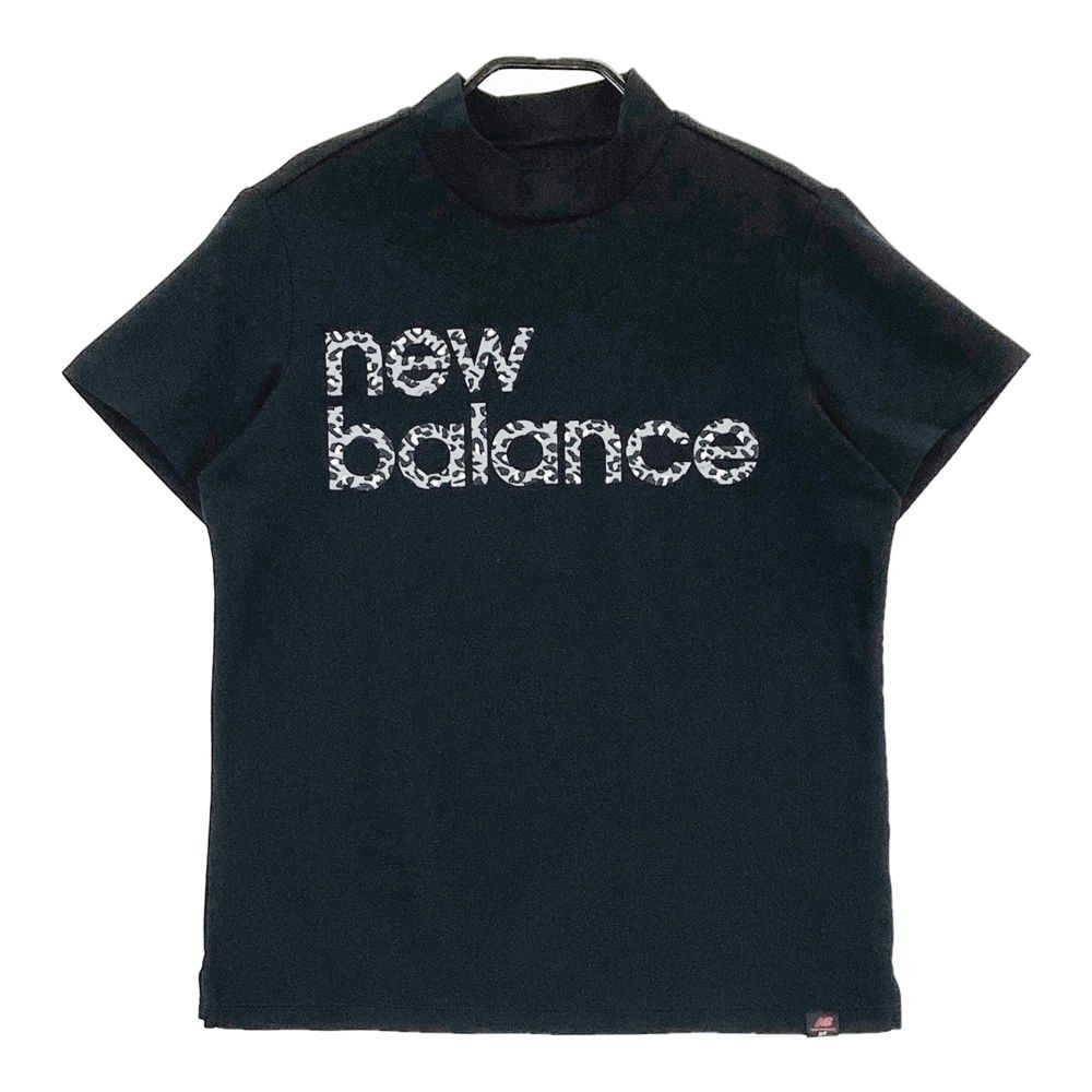 サイズ：1 NEW BALANCE GOLF ニューバランス ; ハイネック 半袖Tシャツ  ブラック系 [240101479174] ゴルフウェア レディース ストスト サイズ：1 NEW BALANCE GOLF ニューバランス ハイネック 半袖T