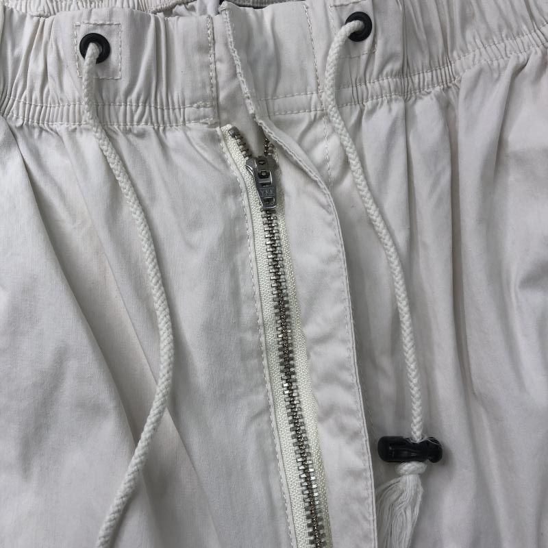 パンツ STUSSY NYCO Over Trousers S white 中古】STUSSY NYCO Over Trousers ワイドパンツ L ホワイト