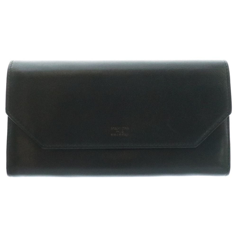 BALENCIAGA バレンシアガ コンチネンタルウォレット レザー 長財布 ブラック 736732