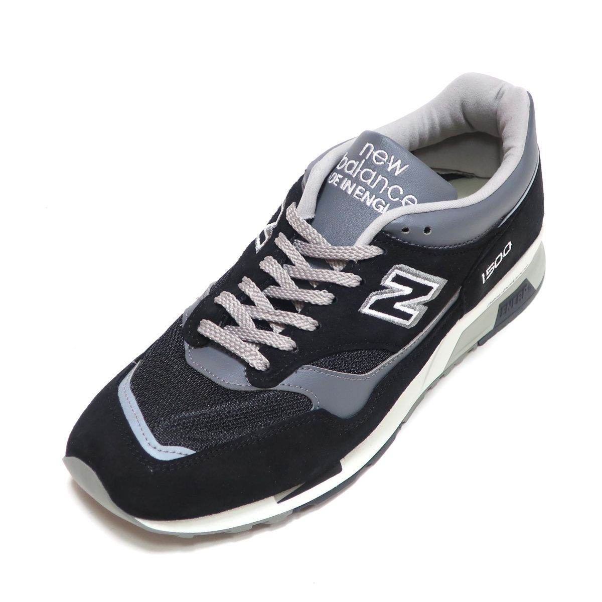 グレーの靴紐無し☆NEW BALANCE U1500PBK US7.5 25.5cm MADE IN グレーの靴紐無し☆NEW BALANCE U1500PBK US7.5 25.5cm MADE IN