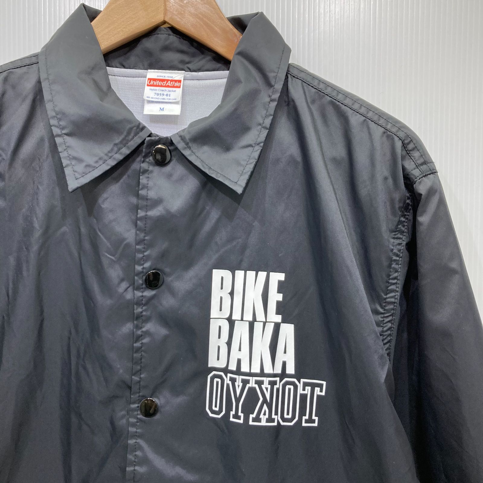 TOKYO BB コーチジャケット 7059-01 ブラック M / BIKE BAKA TOKYO