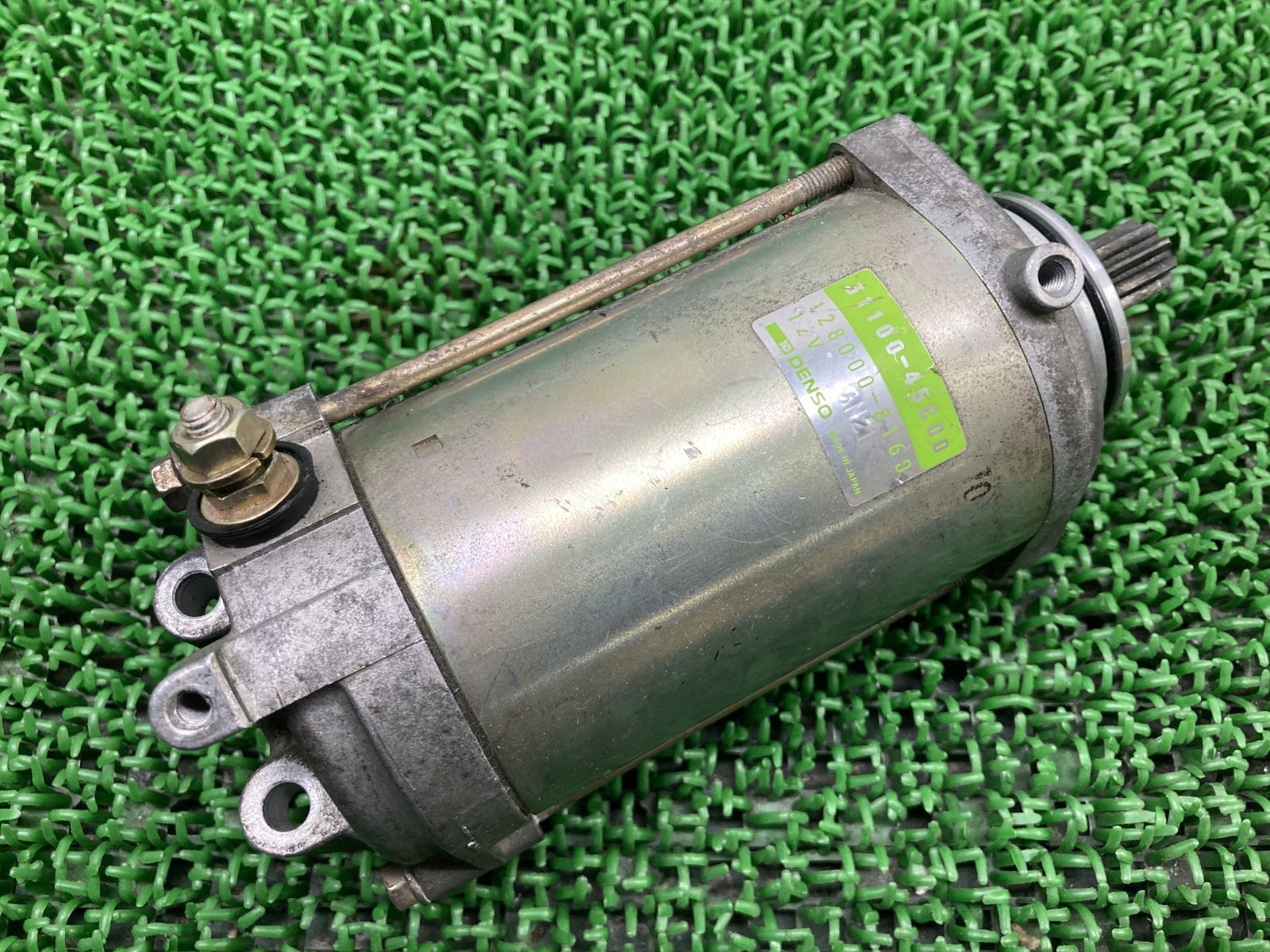 VX800 セルモーター 31100-45C00 スズキ 純正 バイク 部品 VS51A イントルーダー750 VR51A スターターモーター 機能的問題なし