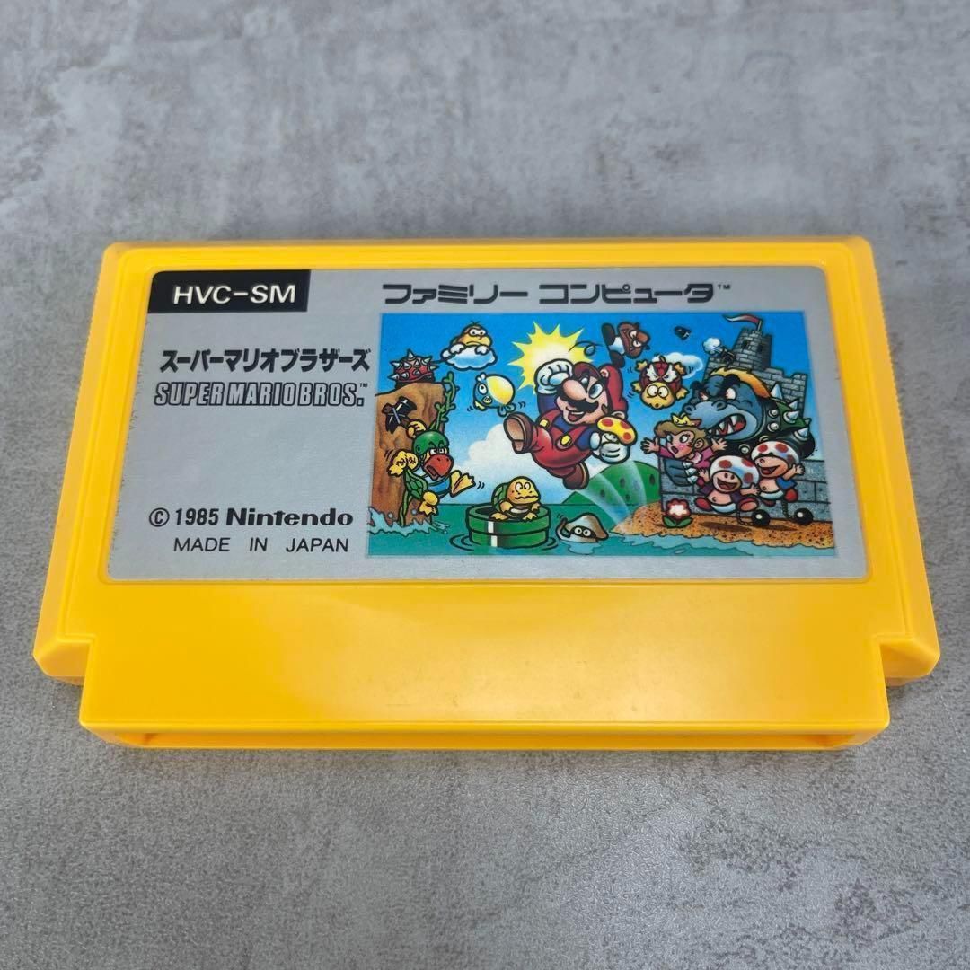 き完品 ファミコンソフト スーパーマリオブラザーズ 説明書 内箱 内袋 任天堂 ニンテンドー 24H0230TF0825