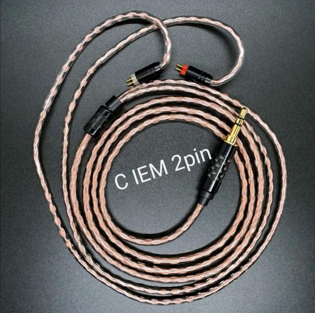 DIYキンバーケーブル最高スペックリケーブル C IEM 2pin/3.5mm - メルカリ