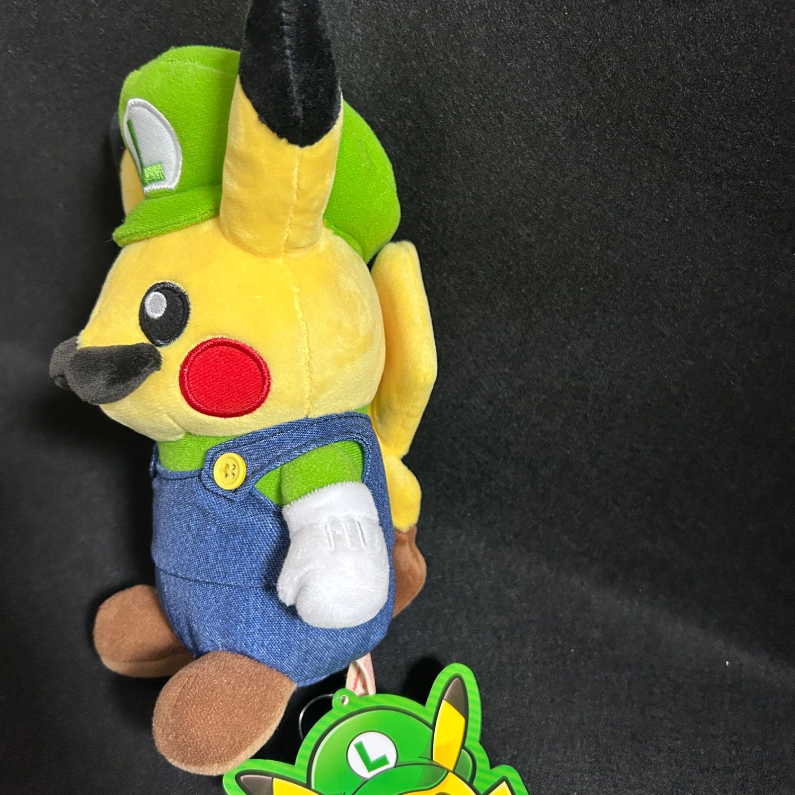 ポケモンセンター限定 ルイージピカチュウ ぬいぐるみ タグ付き