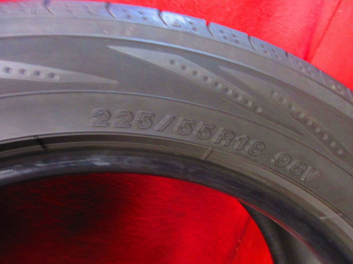 タイヤ 4本 225|55R18 ヨコハマ ブルーアース BLUEARTH RV-02 溝アリ ワンボックス ステーションワゴン 送料無料 16405T FFCRYSTALESIA_COM