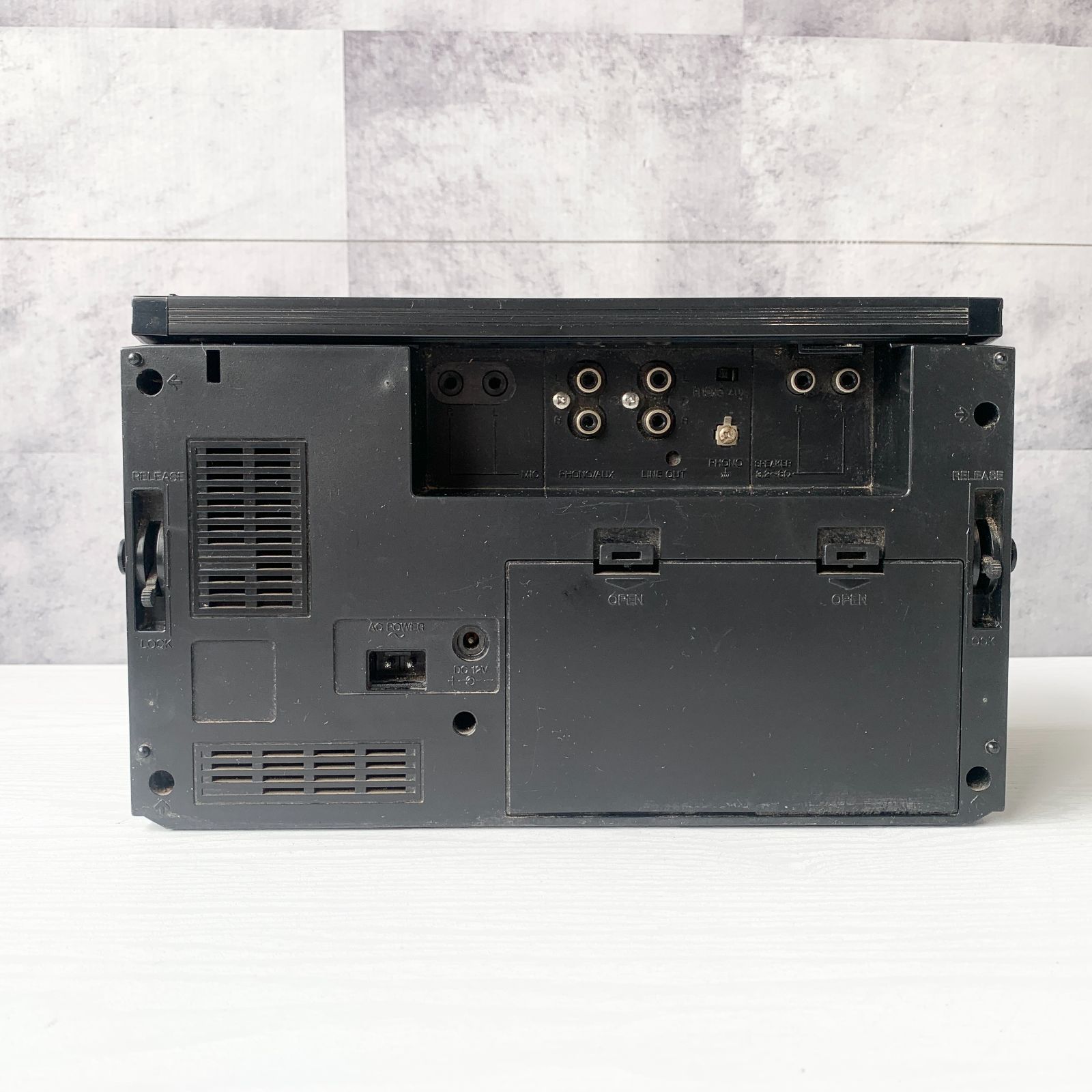 ポータブルプレーヤー RT-SX4 Toshiba RT-SX4 Vintage Boom Box Stereo *See condition* Tape