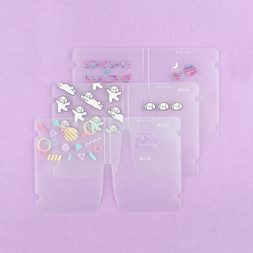 まとめ ビージーエム マスク収納ケース ﾊﾟﾗﾈﾜﾝｺ BMK-C 004 ×