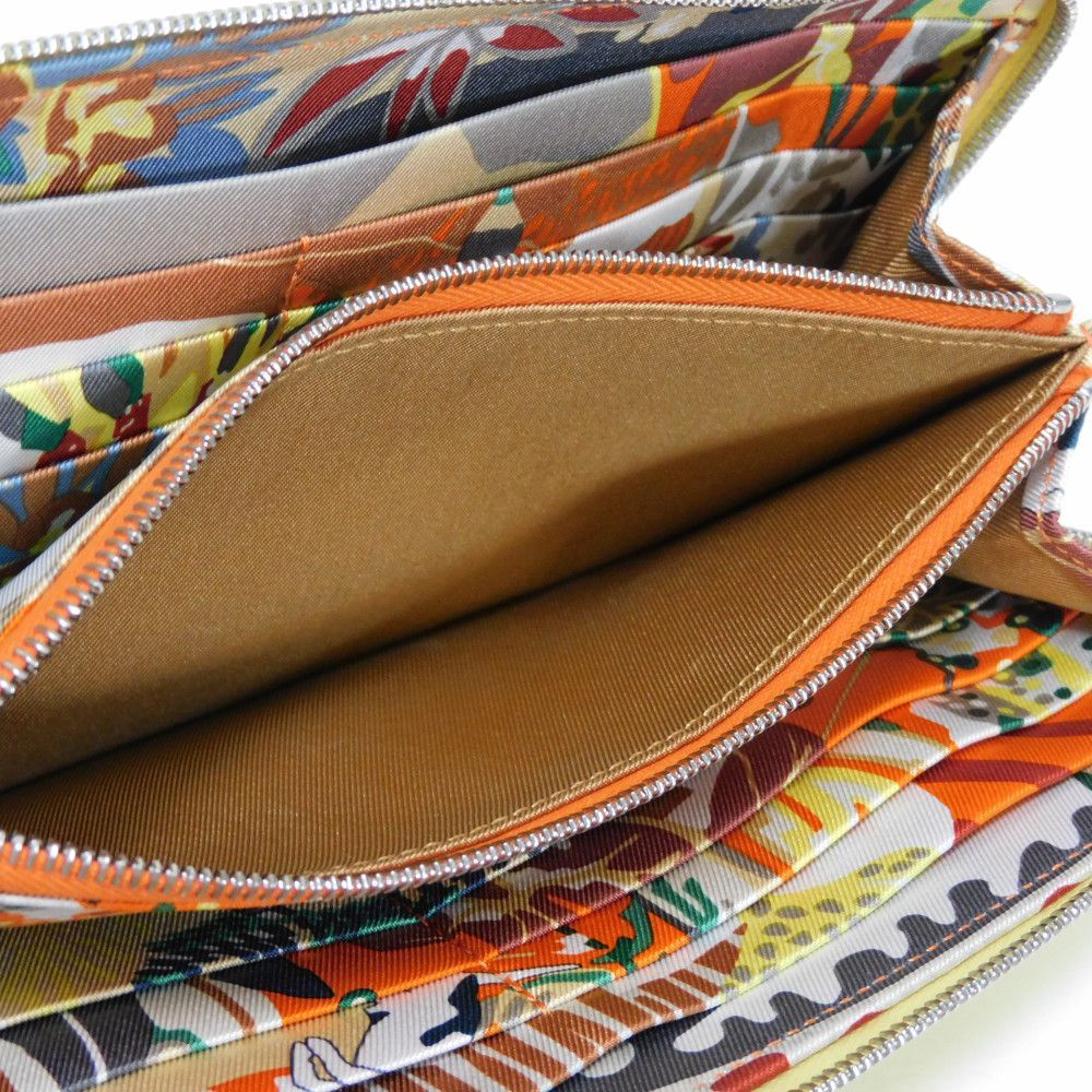 HERMES エルメス アザップ ロング シルクイン イエロー マルチカラー  