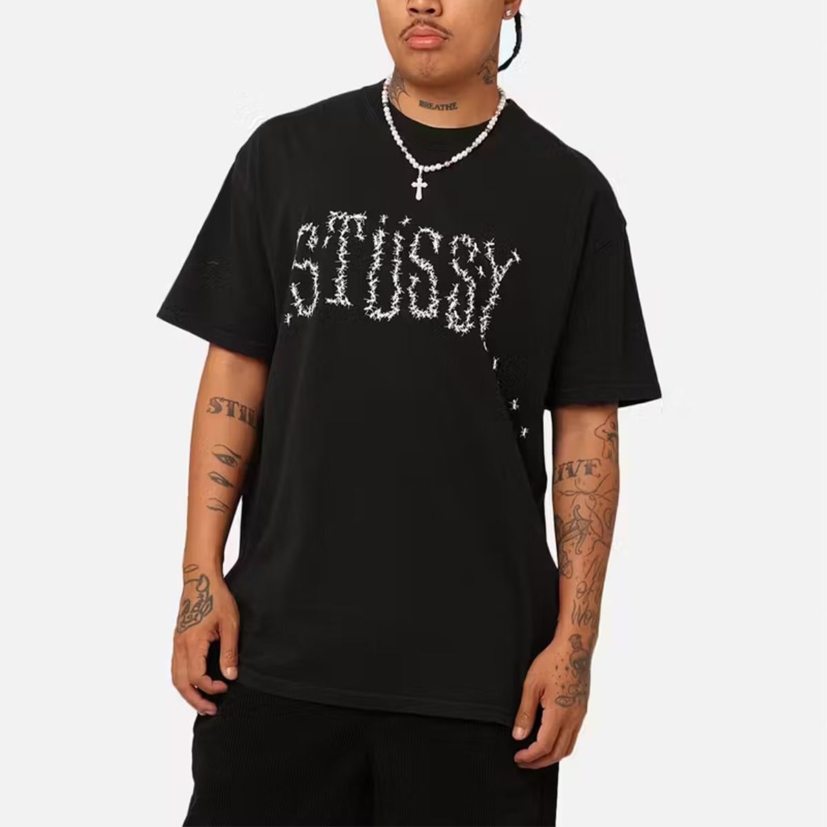 海外限定 Stussy ステューシー Tシャツ ブラック XL 【公式通販】
