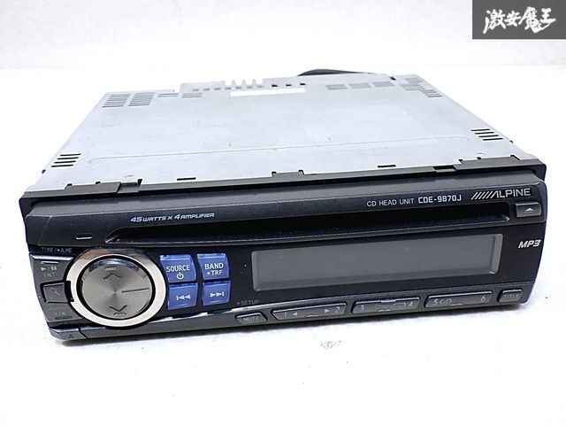 ALPINE 2DINデッキジャンク Yahoo!オークション - 【作動不良/ジャンク品】アルパイン