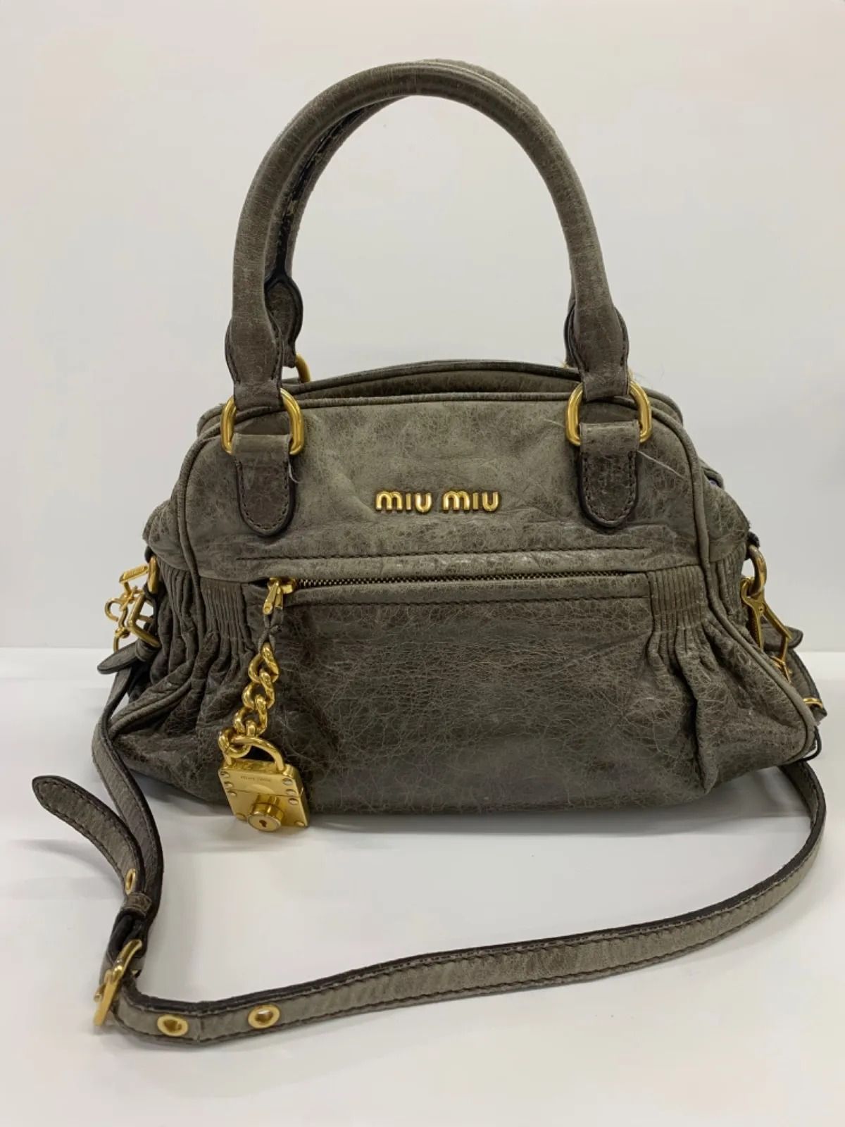 L888 MIUMIU ミュウミュウ ヴィッテロルクス ハンドバッグ