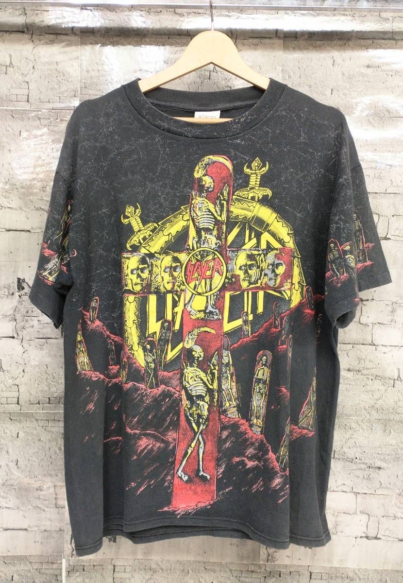 90s ヴィンテージ WILD OATS 'SLAYER' vintage スレイヤー 半袖t