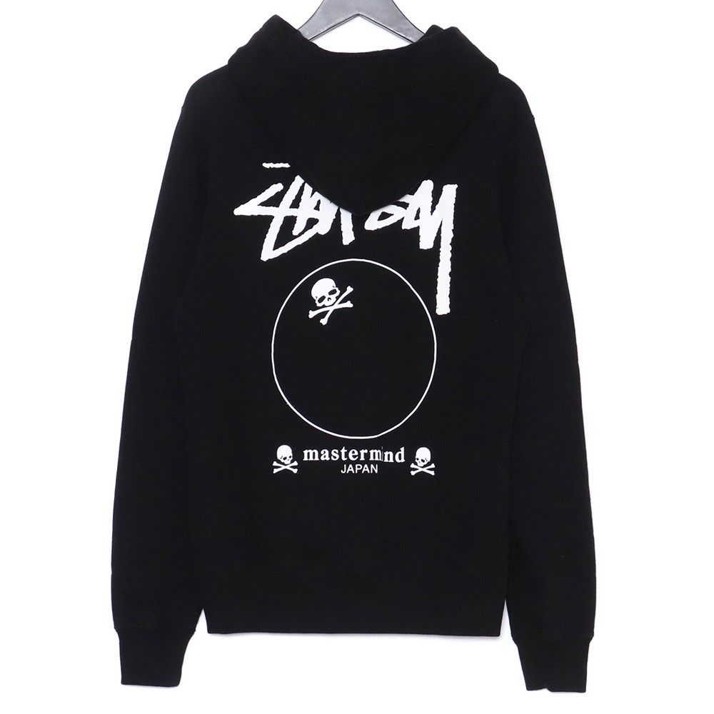 MASTERMIND JAPAN STUSSY プリントパーカー Mサイズ ブラック MASTERMIND JAPAN STUSSY プリントパーカー Mサイズ ブラック