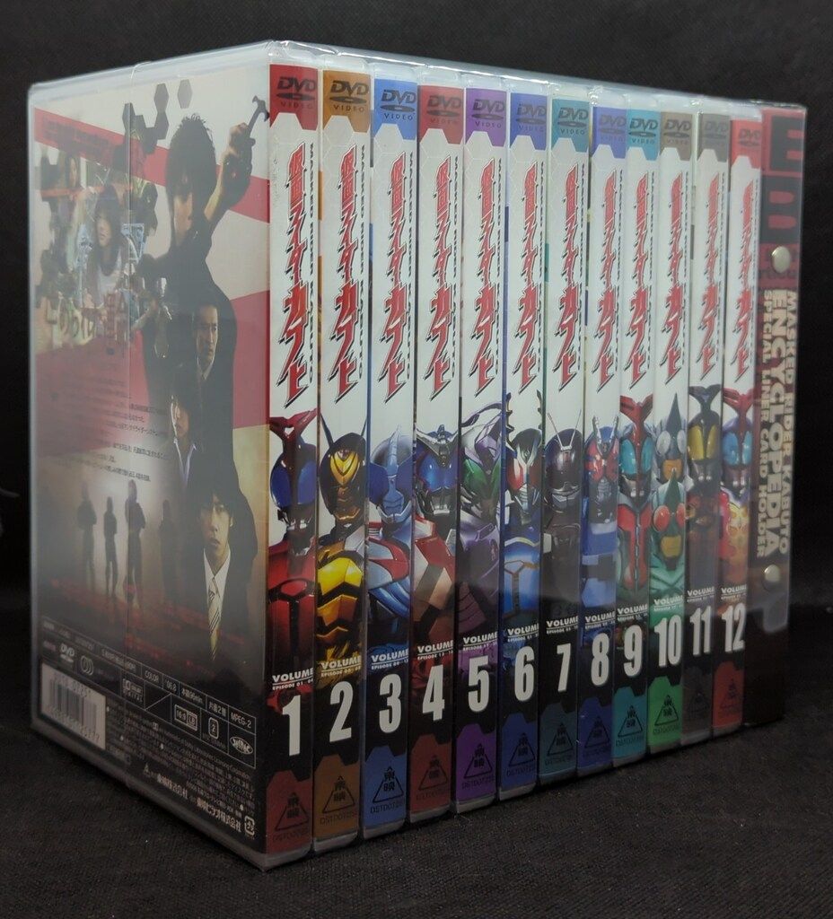 特撮DVD 仮面ライダーカブト 初回全12巻 セット