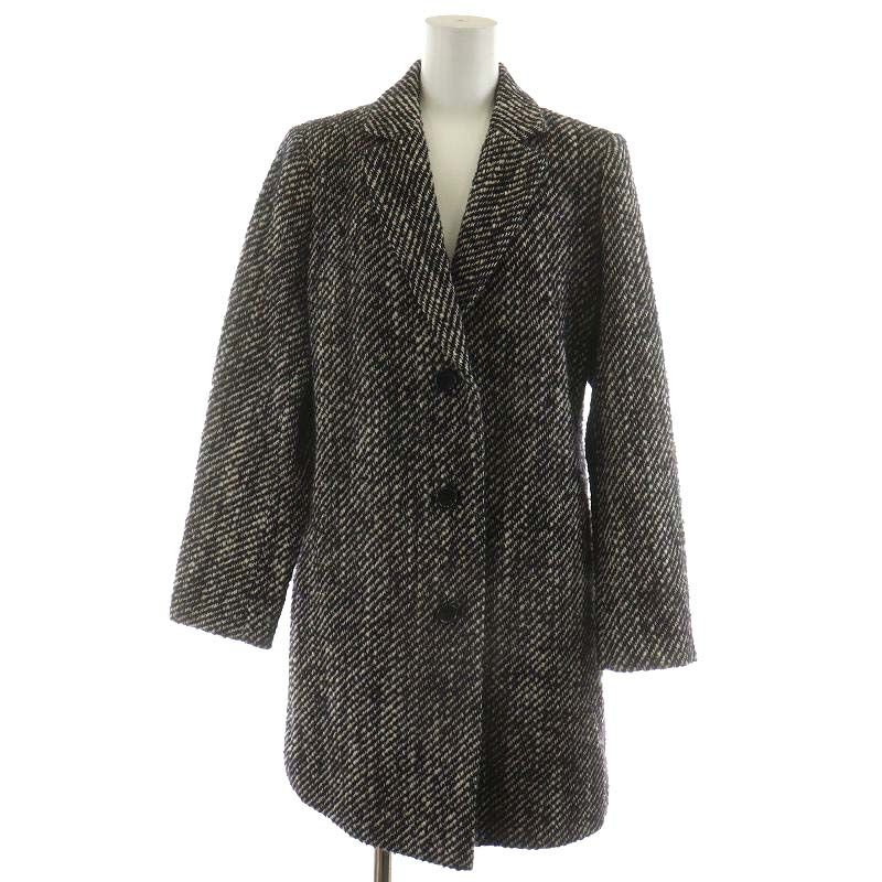 良品 Paul Stuart チェスターコート ネイビー L 良品 Paul Stuart チェスターコート ネイビー L
