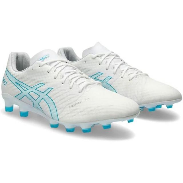 アシックス(ASICS) サッカースパイク DS LIGHT ACROS PRO 2 1101A045-103 ホワイト/アクアリウム サッカースパイク  26.5cm - メルカリ