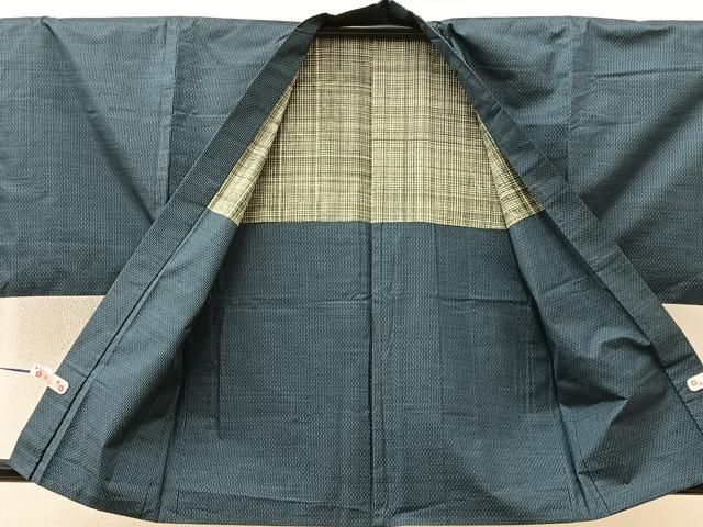 平和屋着物○本場染大島紬 井桁絣文様 正絹 逸品 AAAT0559zg （楽天  