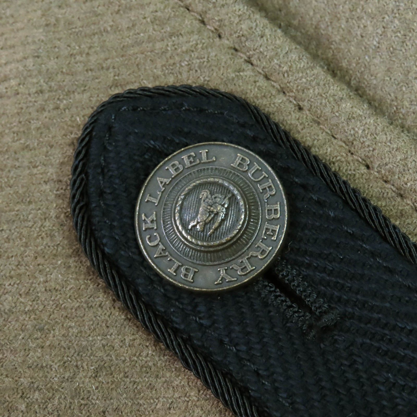 美品△BURBERRY BLACK LABEL バーバリーブラックレーベル 裏地チェック