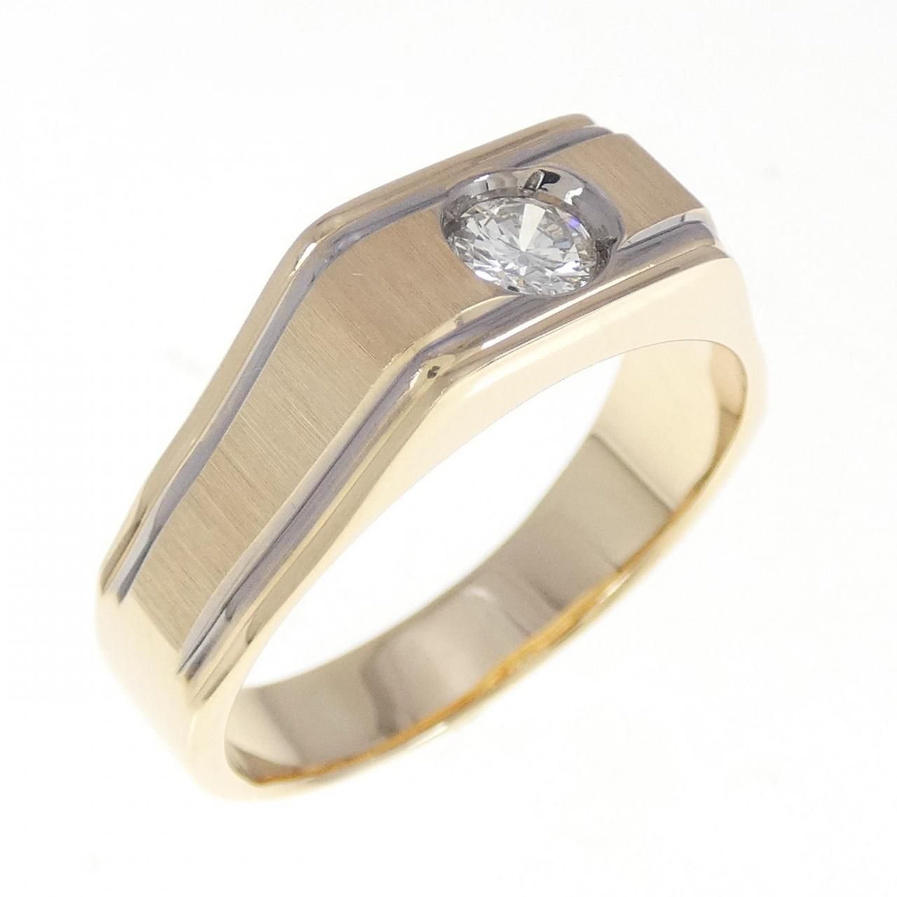 14KYG/14KWG ダイヤモンド リング - メルカリ 