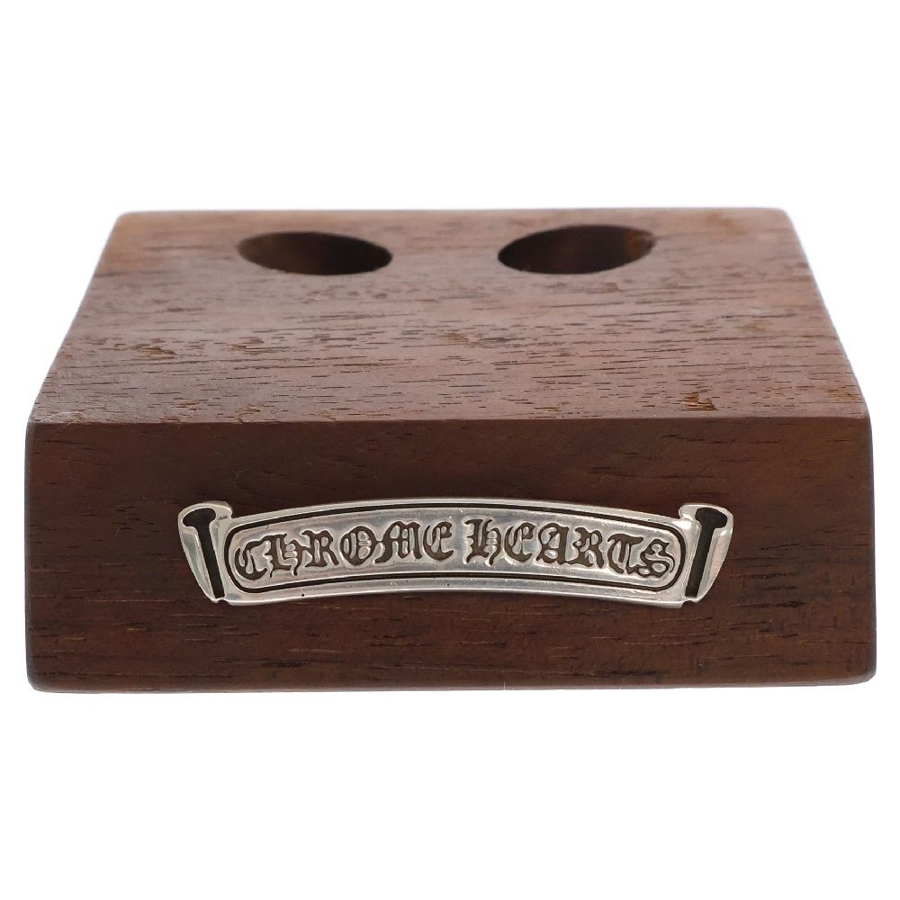 CHROME HEARTS クロムハーツ WOOD PLATE DISPLAY ウッドプレート ブラウン