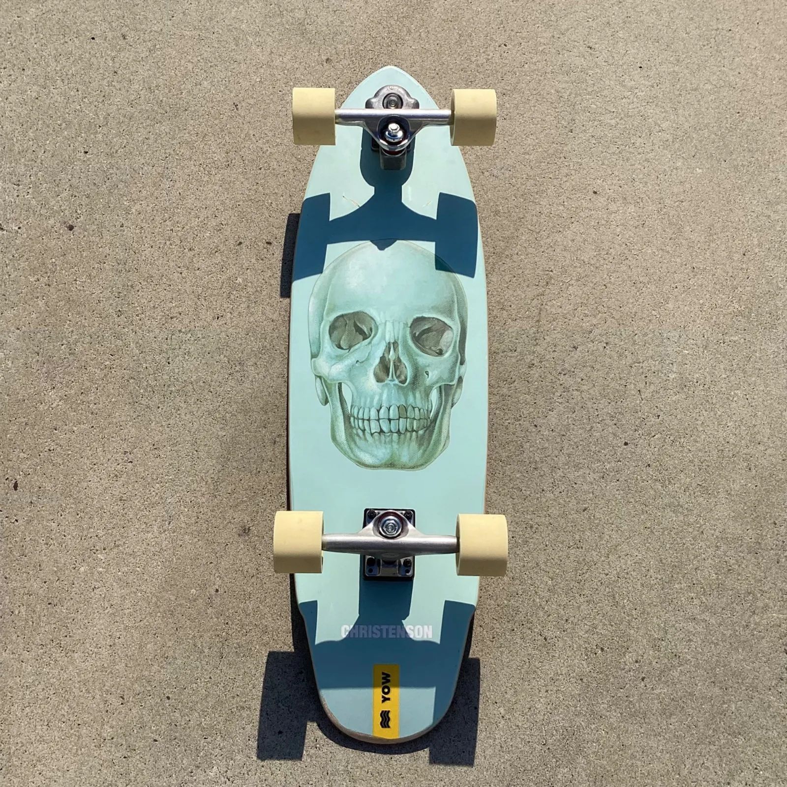 ムラサキパーク公式 YOW ヤウ ロング スケートボード コンプリート 34inch LANE SPRITTER