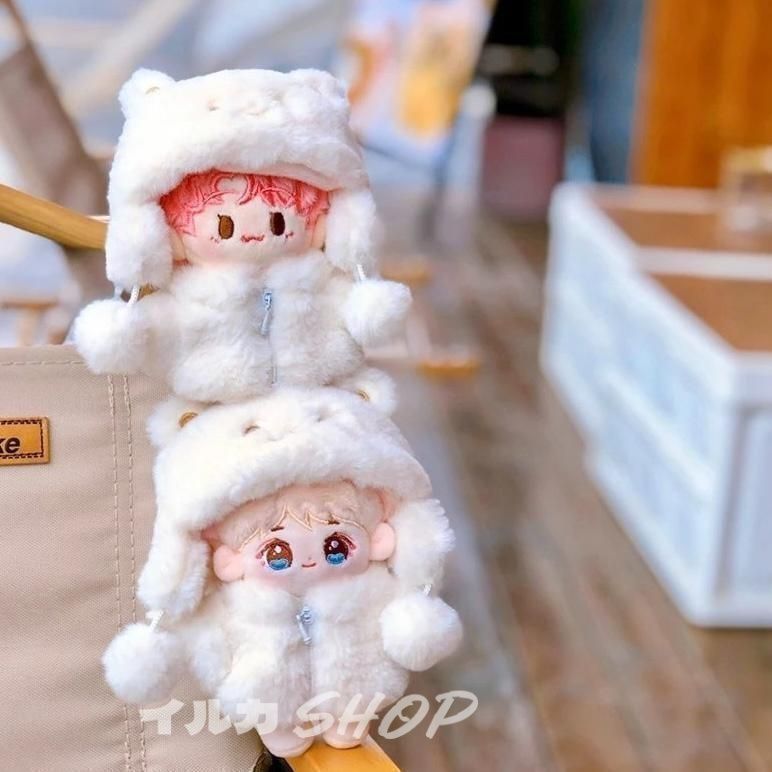 ぬいぐるみ　着せ替え　10cm オリジナル 10cm 着せ替え ぬいぐるみ服 ぬい服 メイド ドレス チェック推し