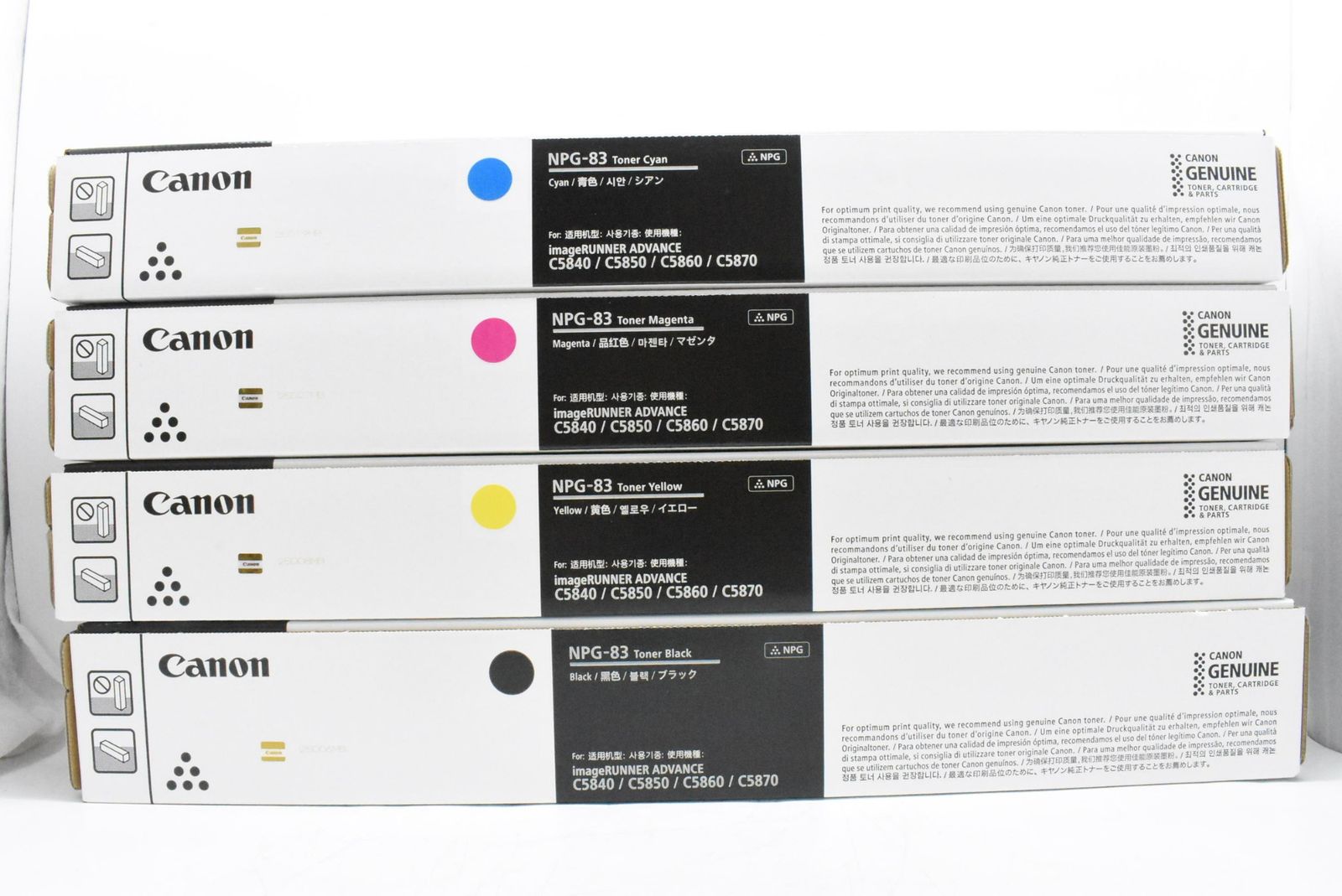 ♥ CANON 純正 トナー NPG-83 4色 シアン マゼンタ イエロー ブラック キャノン IT4B0OMDFAH9-D-N48-byebye