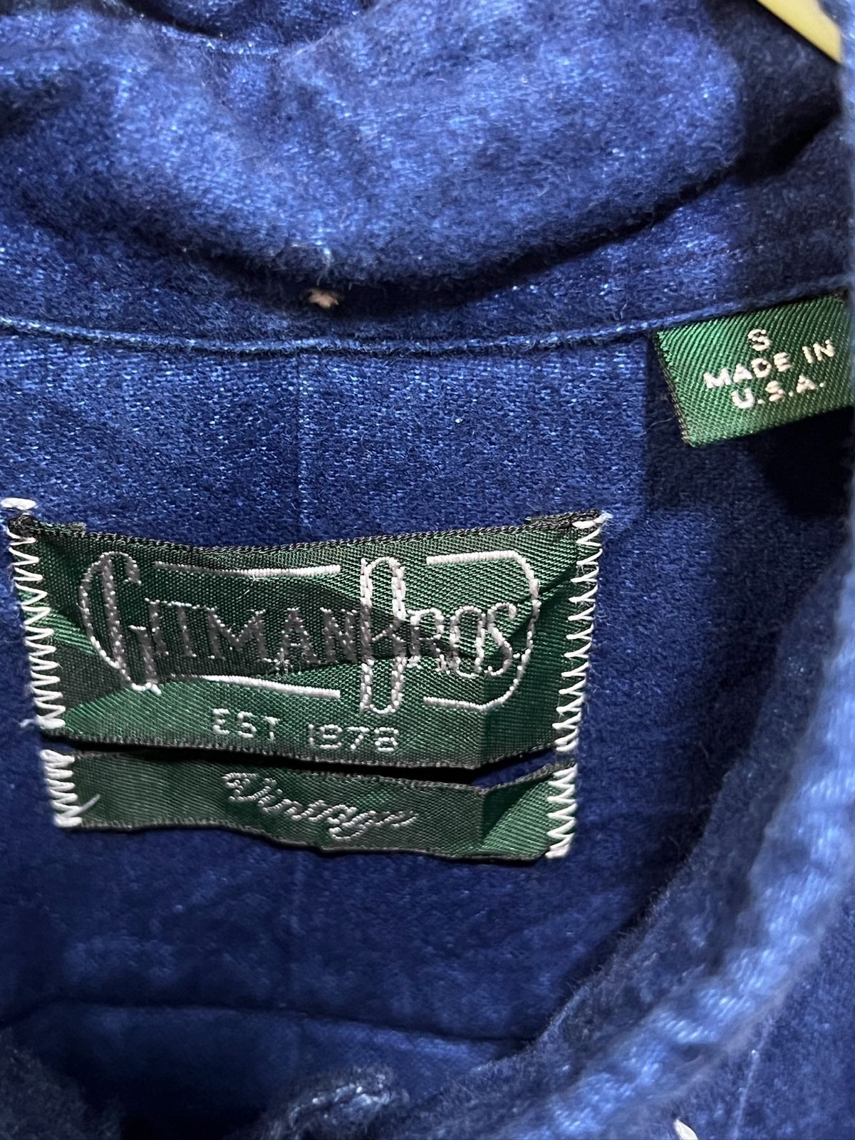 USA製 GITMAN BROS VINTAGE ネルシャツ S メンズ ギットマン