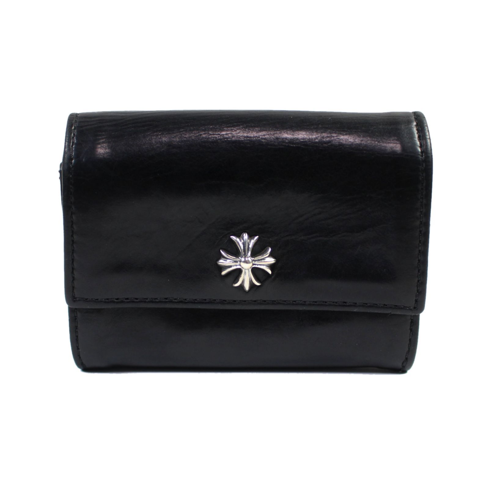 クロムハーツ CHROME HEARTS タイニーウォレット カードケース 正規品 インボイス 10586