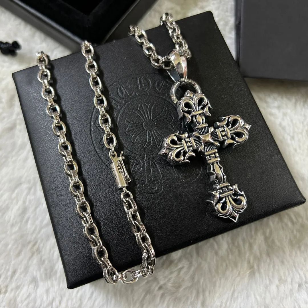 新品未使用 Chrome Hearts クロムハーツ ネックレス 925 シルバー - メルカリ