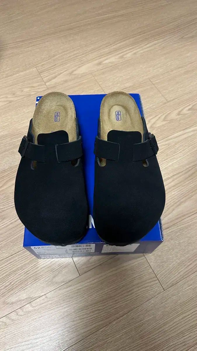 42 BIRKENSTOCK ビルケンシュトック ボストン sfb 黒
