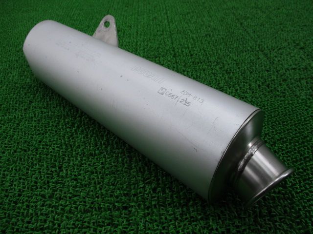 モンスターS4 サイレンサーマフラー 左 574.1.050.2C ドゥカティ 純正 バイク 部品 2001〜2002年モデル 750IE 900IE 900Sieにも 車検 Genuine:22102913