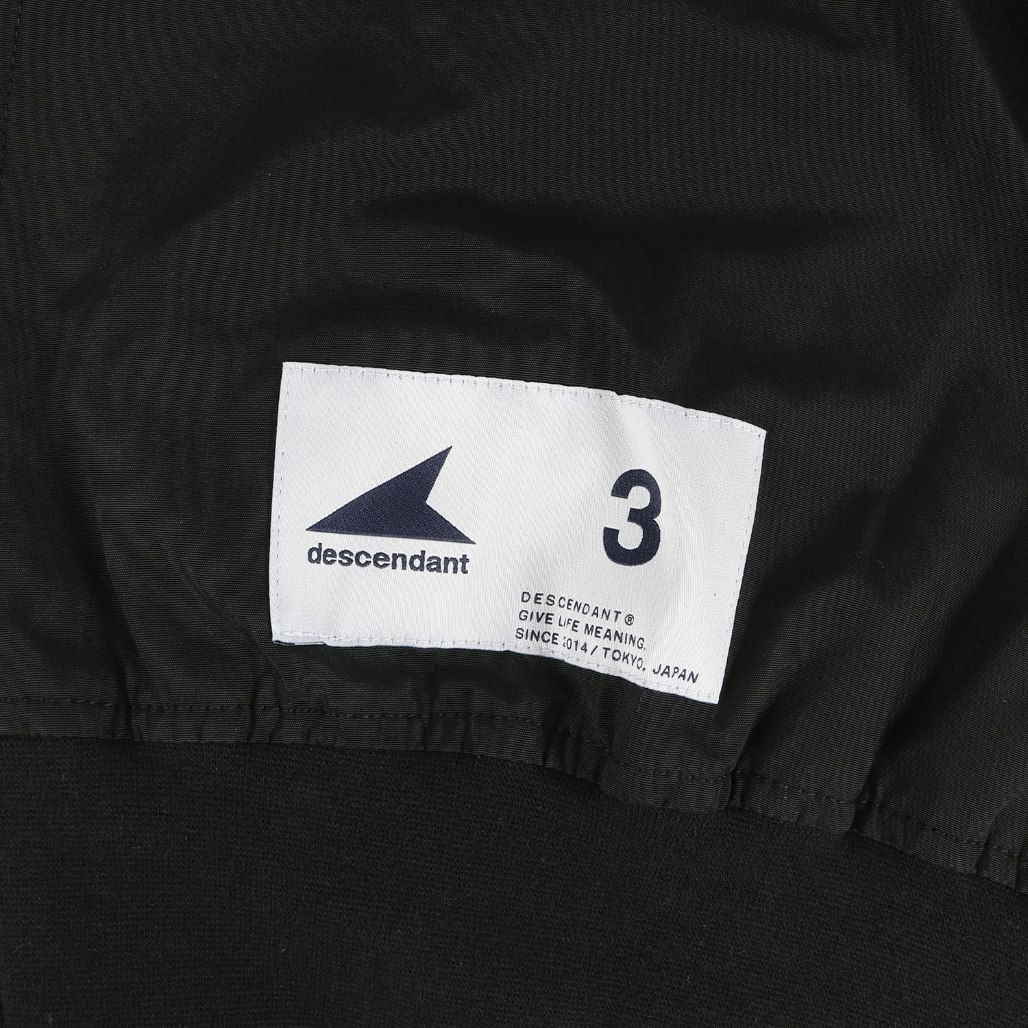 未使用　DESCENDANT ディセンダント　 WEATHER SMOCK LS 新品同様 DESCENDANT ディセンダント サイズ:3 22AW ブランドロゴ プル