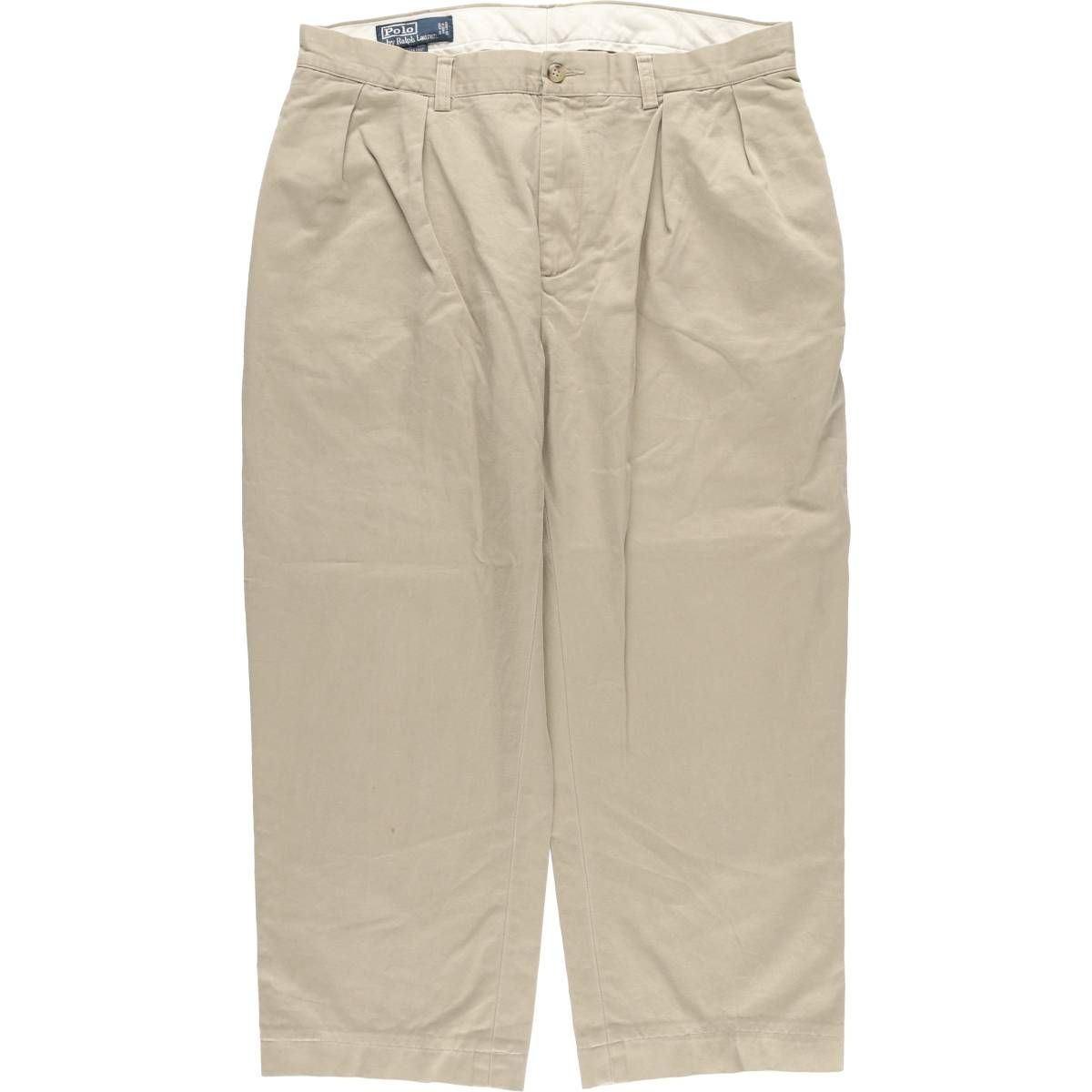 古着 ラルフローレン Ralph Lauren POLO by Ralph Lauren ツータック チノパンツ メンズw34相当|eaa522191