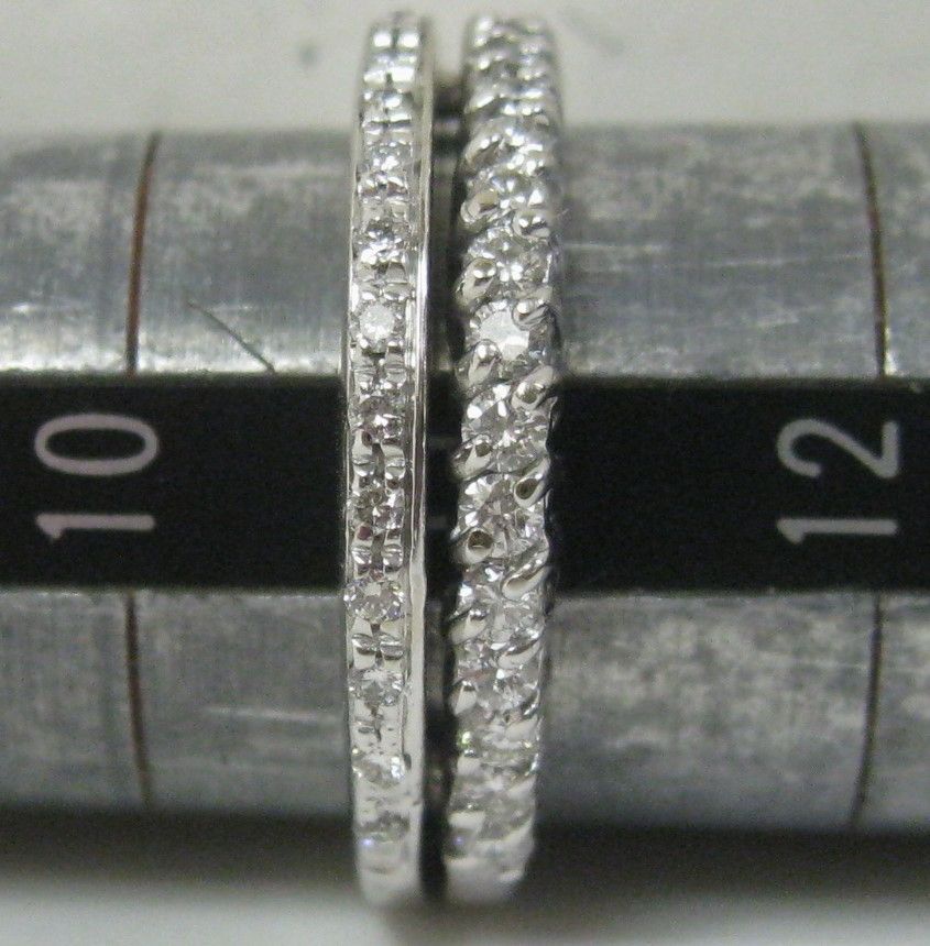 【人気急上昇】 750 18金WG リング 指輪 イタリー製 ポンテヴェキオ ダイヤ0.33ct アクセサリー